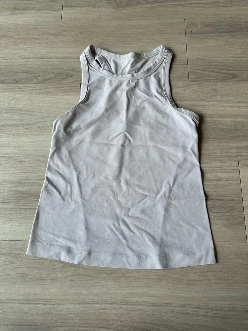 Lululemon Align Waist Length Racer Back Tank Top Size 4 in light purple